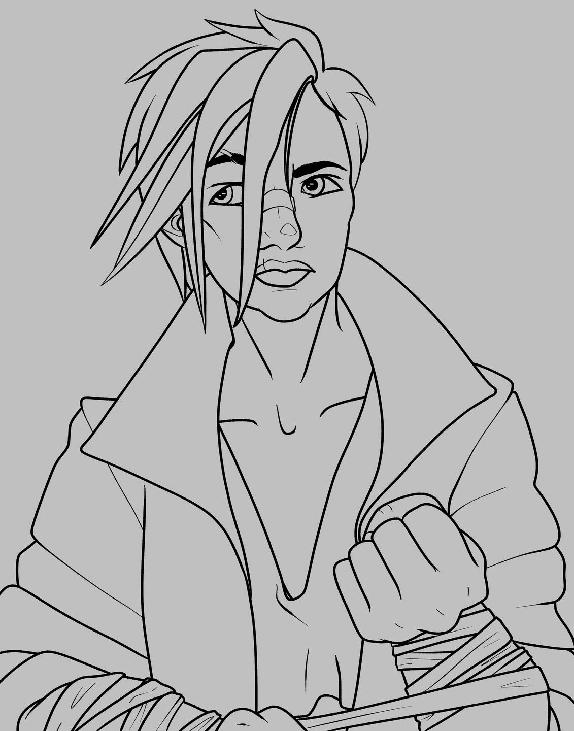 Line Art - Vi | Arcane