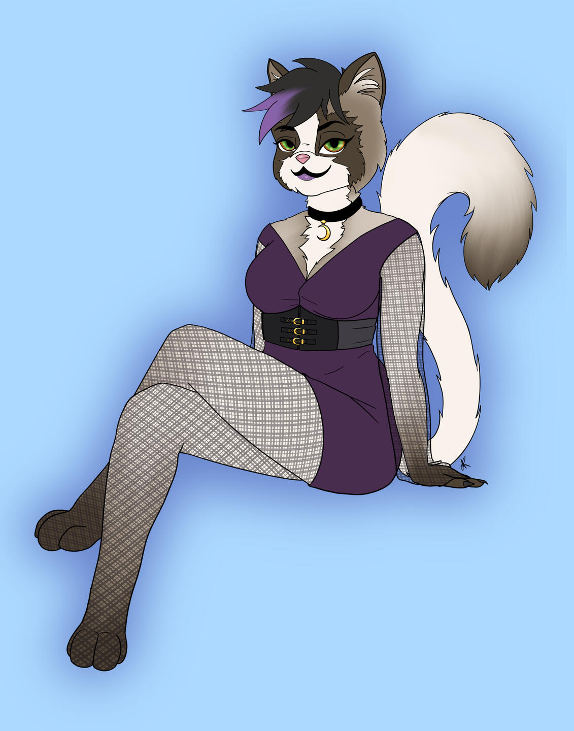 Flat Colors - Kitty